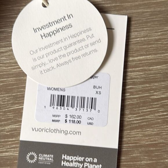 Vuori Granite Preformance Jogger Big Sur Heather Size‎ XS NWT - Picture 5 of 5